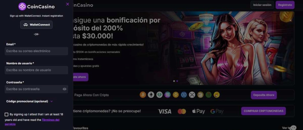 Juega con dinero real